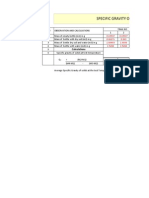 Specific Gravity of Solids: Experiment