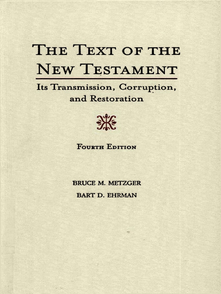 The Text of The NT PDF Codex Textual Criticism picture