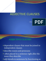 Adjective Clauses