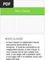 Noun Clause