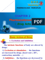 Pharmacodynamics: Drug Acts On Bod y
