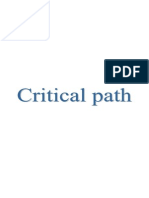 Chapter 12.1 Critical Path