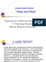 Physical Examination: The Head and Neck