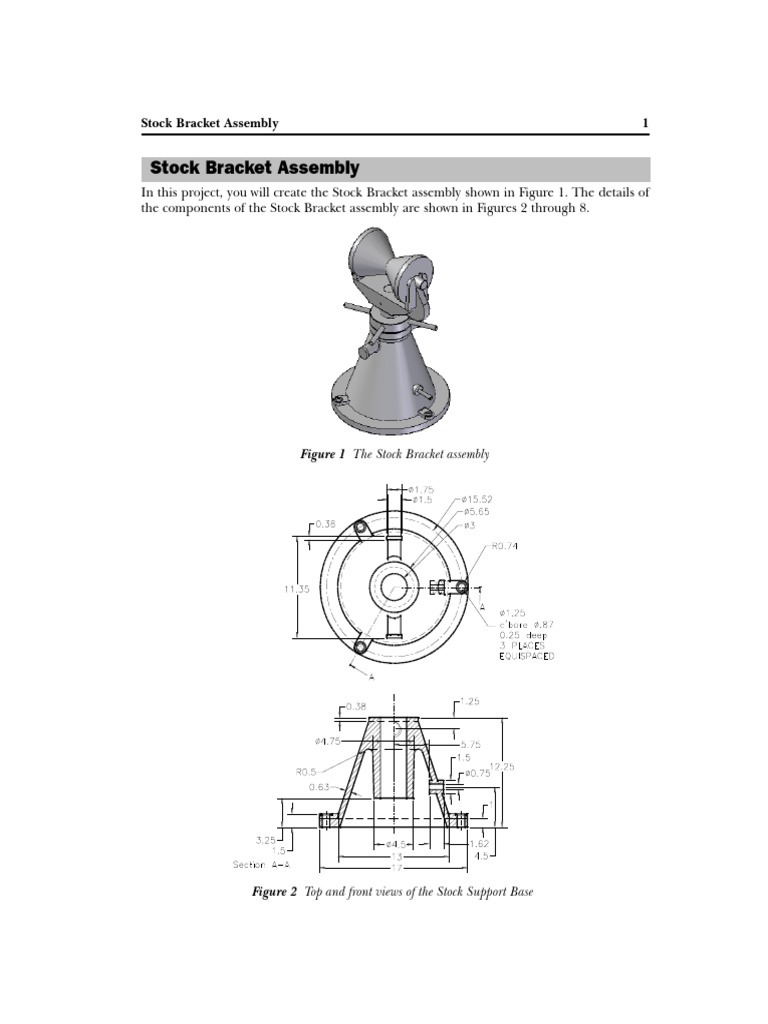 Stock Bracket Assembly Guide | PDF | Home & Garden | Computers