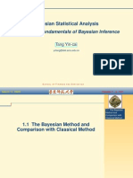 Bayesian Statistical Analysis: Chapter 1: Fundamentals of Bayesian Inference