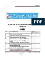 Department of Electronics and Communication Engineering