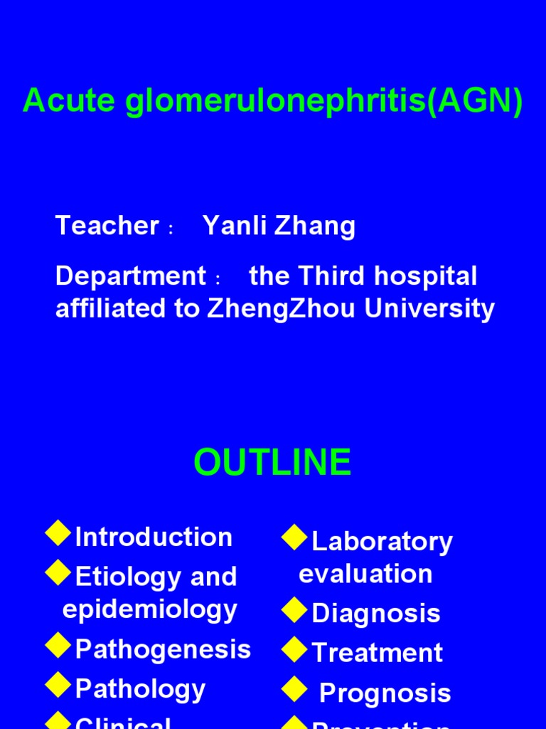 Glomerulonephritis | PDF | Clinical Medicine | Diseases And Disorders