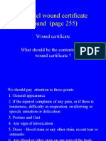 Wound Certificate