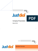 Justdial Company Presentation