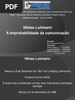 Niklas Luhmann - A Improbabilidade Da Comunicação