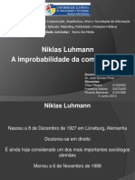 Niklas Luhmann - A Improbabilidade Da Comunicação