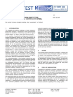 NT Mat 003 - Assessment of Corrosion Protection Classes For Inorganic Coatings On Steel - Nordtest Method