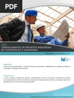Gerenciamento de Projetos Industriais de Construção e Montagem