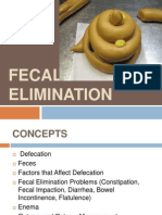 Fecal Elimination