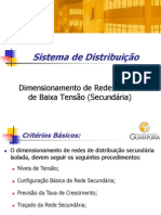 Dimensionamento RedesAereasDistribuição Secundário