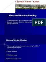 Abnormal Uterine Bleeding Dr. Majda