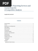 SQL Server Reporting Services and Crystal Reports