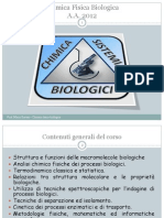 Chimica fisica dei sistemi biologici 