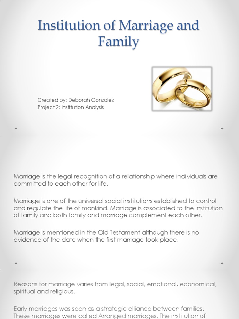 Marriage Presentation | PDF | Family | Husband