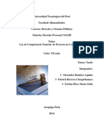 Ley de Competencia Notarial de Procesos No Contenciosos