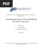 Assessing The Impact of The Dodd-Frank Act Four Years Later
