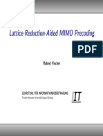 Lattice Reduction Aided MIMO Precoding