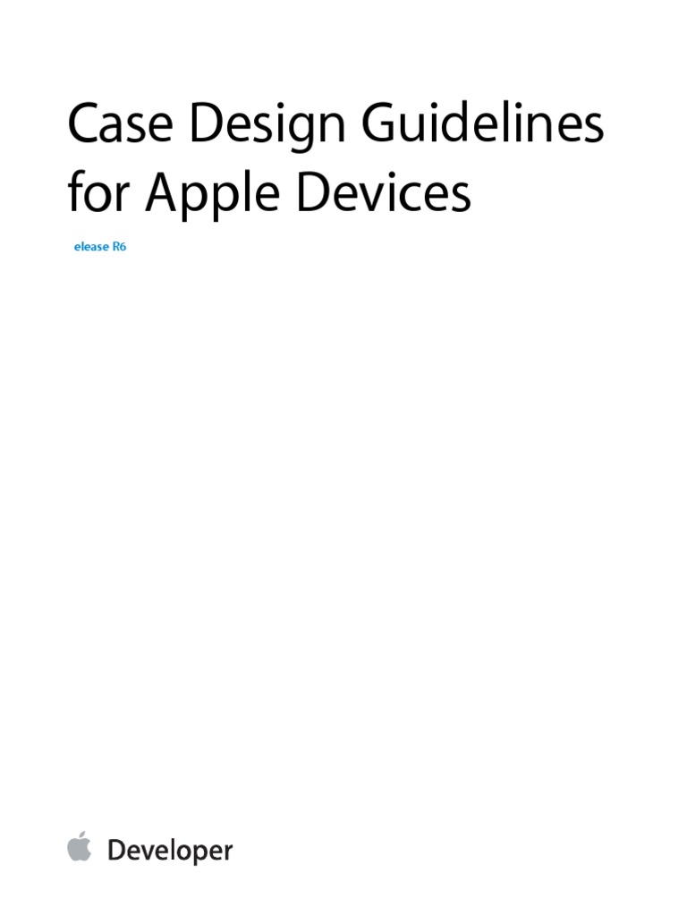 Case Design Guidelines For Apple Devices | PDF