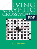 Solving Cryptic Crosswords