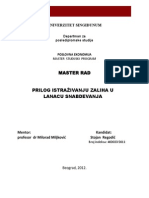 MR - Prilog Istraživanja Zaliha U Lancu Snabdevanja