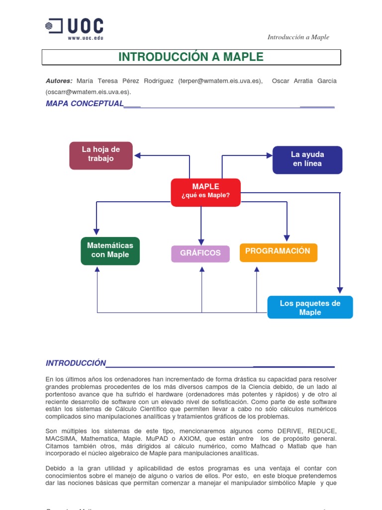 Manual De Maple Pdf