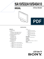 Sony Klv s26a10 s32a10 s40a10 Chwax