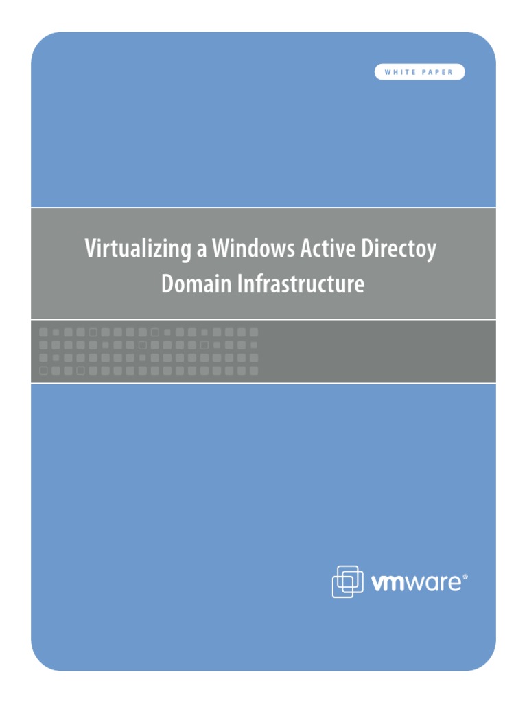Virtualizing Windows Active Directory | PDF
