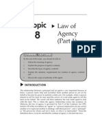 Topic 8 Lawof Agency Part 1