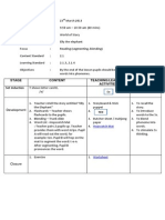 Stage Content Teaching/Learning Activities Rationale Set Induction