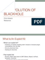 The Evolution of Blackhole
