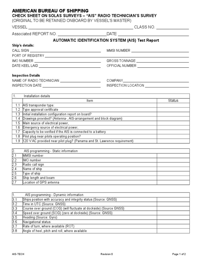 Ais Tech Rev0 | PDF