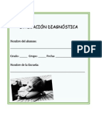 Avaluacion Diagnostica..Español y Matematicas