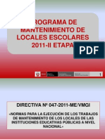 Capacitacion Mantenimiento 2011 PDF