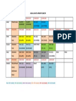 jadual waktu