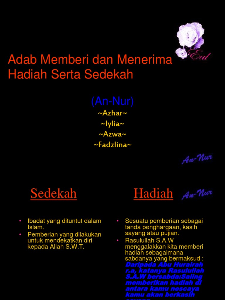 Adab Memberi Dan Menerima Hadiah3 Pdf