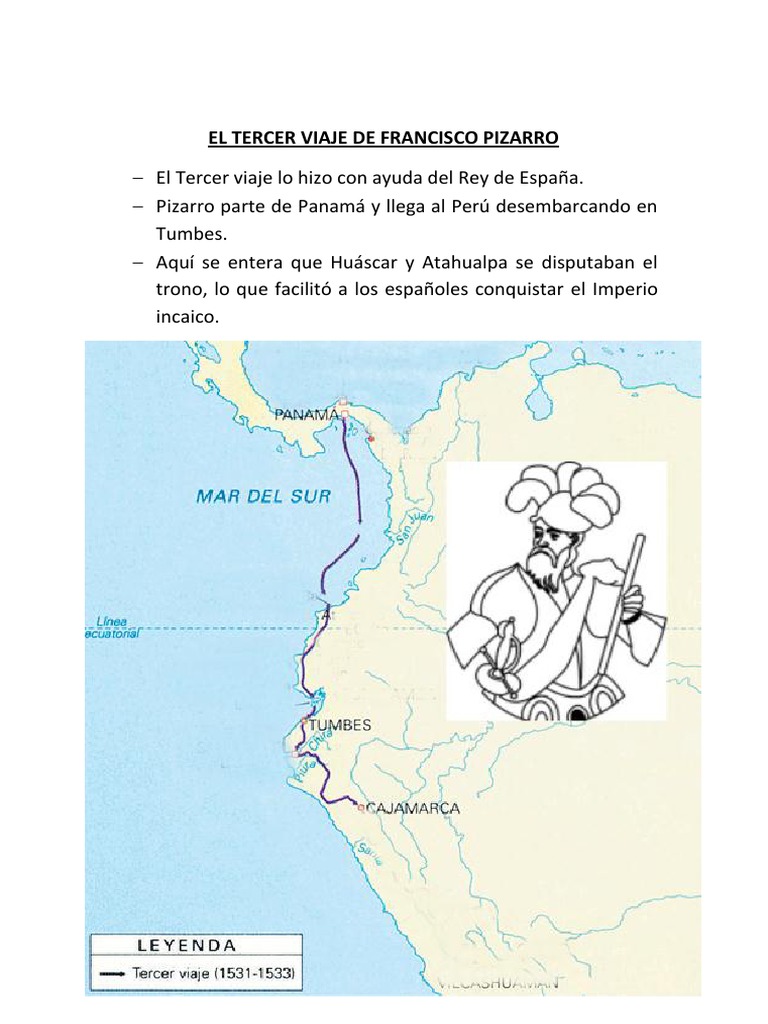 El Tercer Viaje de Francisco Pizarro | PDF