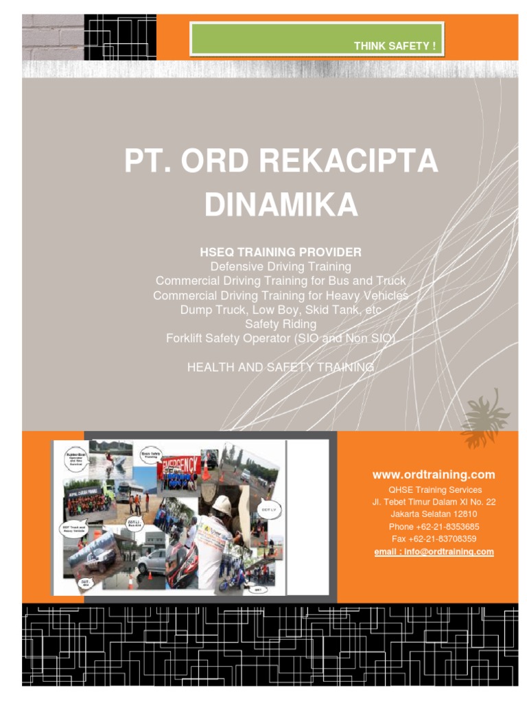 Company Profile Pt Ord Rekacipta Dinamika Cargo Dangerous Goods - 