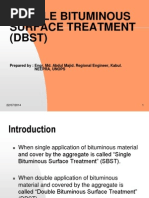 DBST | PDF | Asphalt | Road Surface