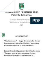 Rehab Psicológica Paciente Geriátrico