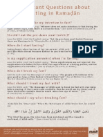 Important Questions About Fasting in Rama Ān