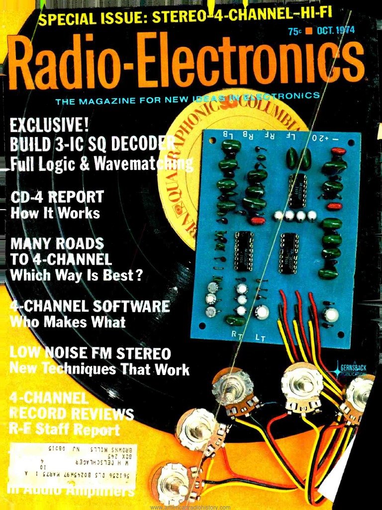 RE - 1974-10 | Loudspeaker | Electrical Engineering
