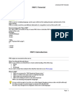 Download PHP 5 Tutorial W3Schools  by mdfhossain SN234848774 doc pdf
