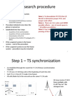 UMTS Cell Search Procedure