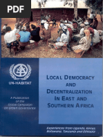 Download Local Democracy and Decentralization in East and Southern Africa by United Nations Human Settlements Programme UN-HABITAT SN234849958 doc pdf