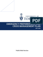 Emergency Preparedness and Crisis Management Plan